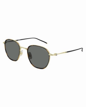 Mont Blanc MB0160S 002 49 Unisex Sunglasses