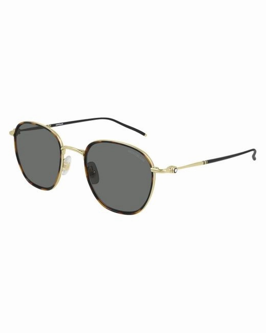 Mont Blanc MB0160S 002 49 Unisex Sunglasses