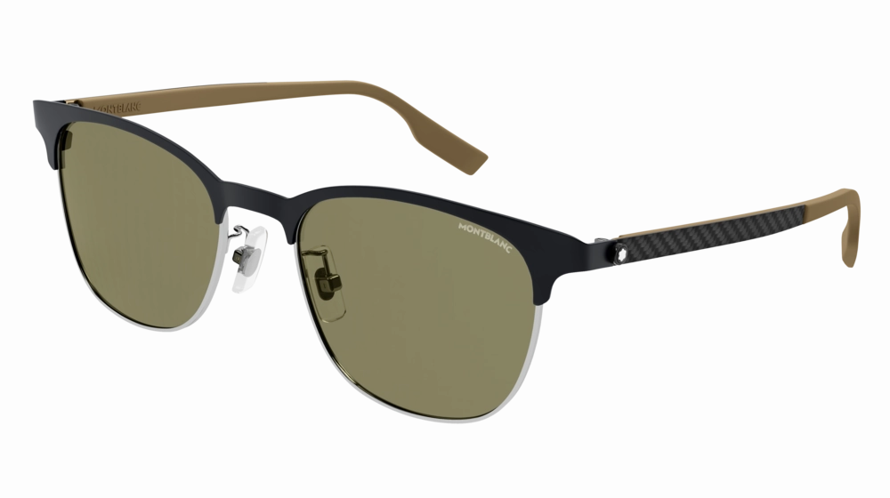 Mont Blanc MB0183S 004 53 Unisex Sunglasses
