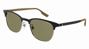 Mont Blanc MB0183S 004 53 Unisex Sunglasses