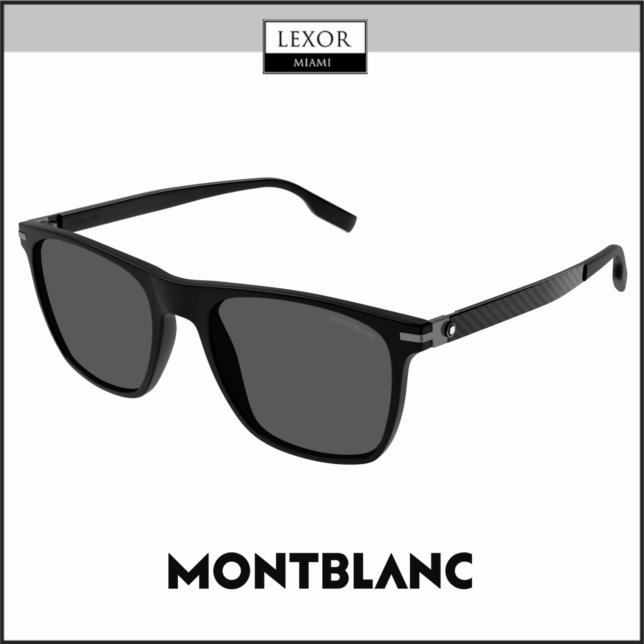 Mont Blanc MB0248S-005 55 Sunglass MAN ACETATE