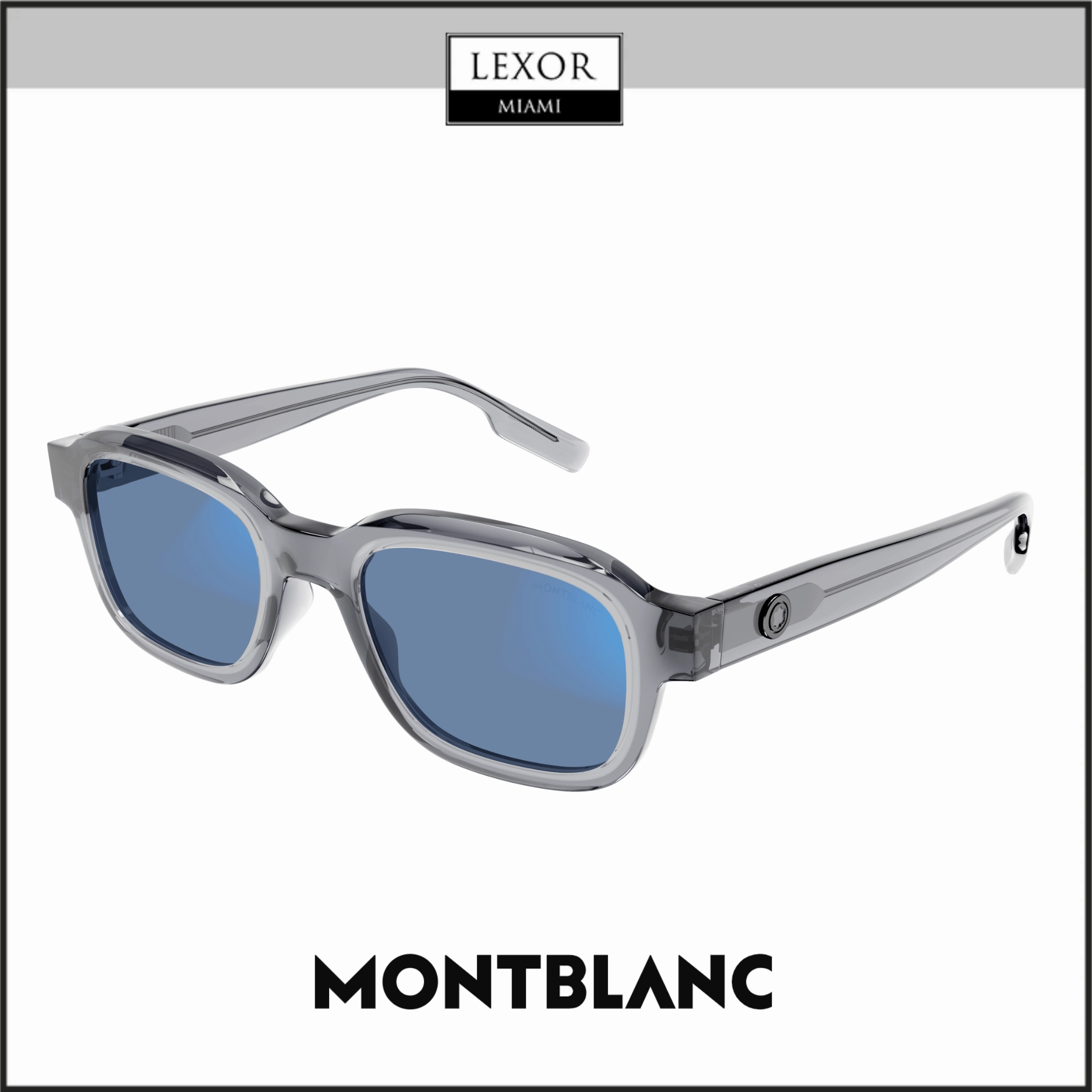Montblanc MB0201S-005 52 Sunglass MAN ACETATE
