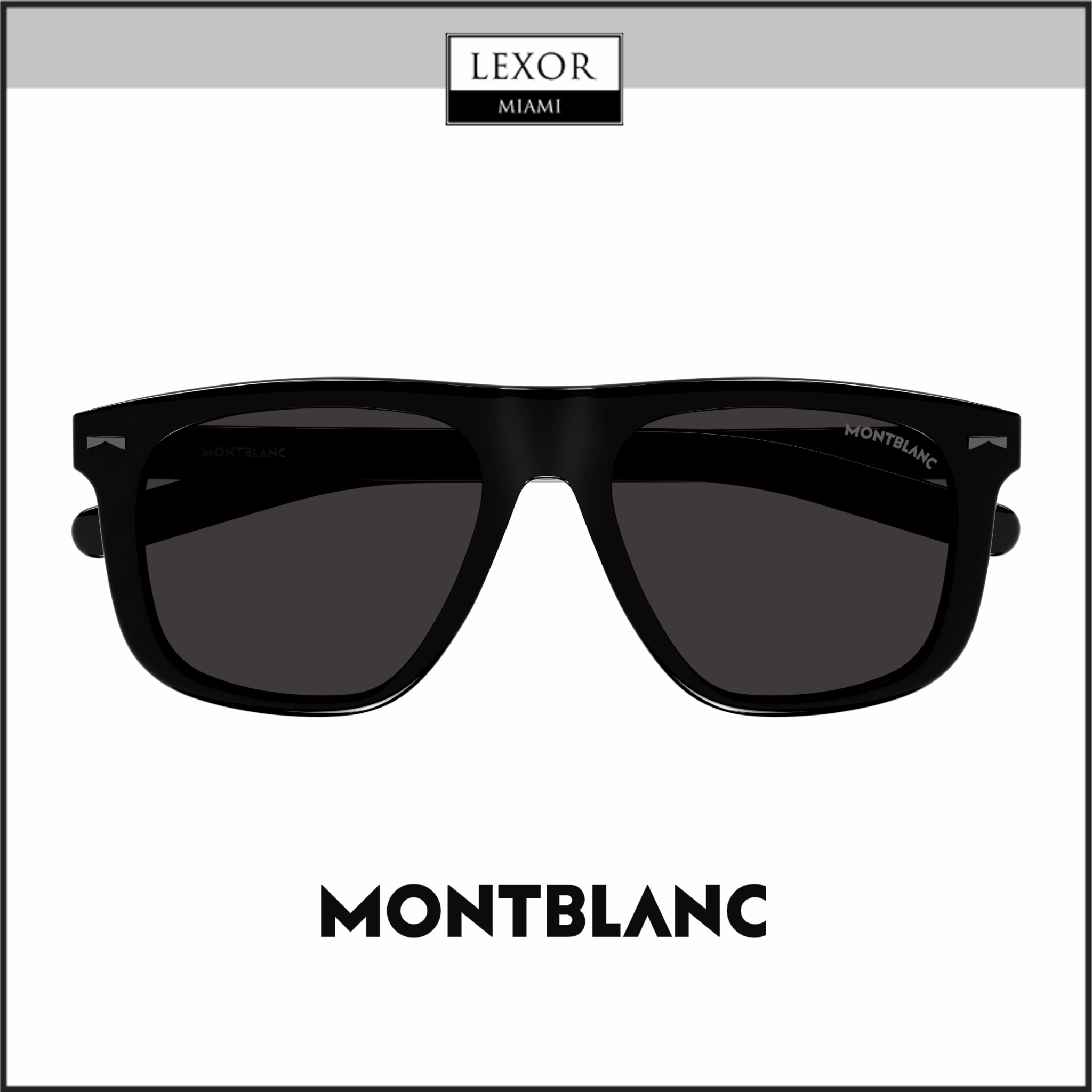 Montblanc MB0227S-001 55 Sunglass MAN ACETATE