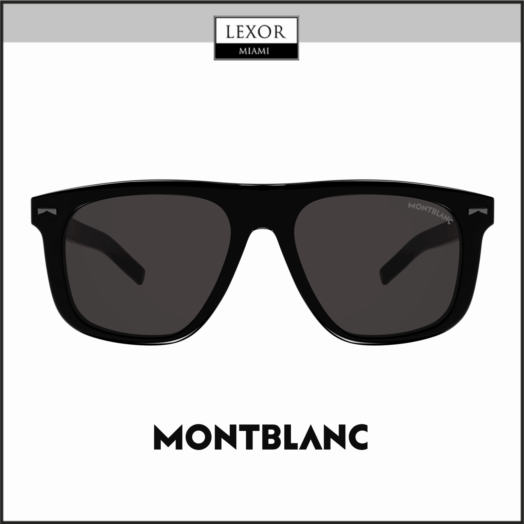 Montblanc MB0227S-001 55 Sunglass MAN ACETATE
