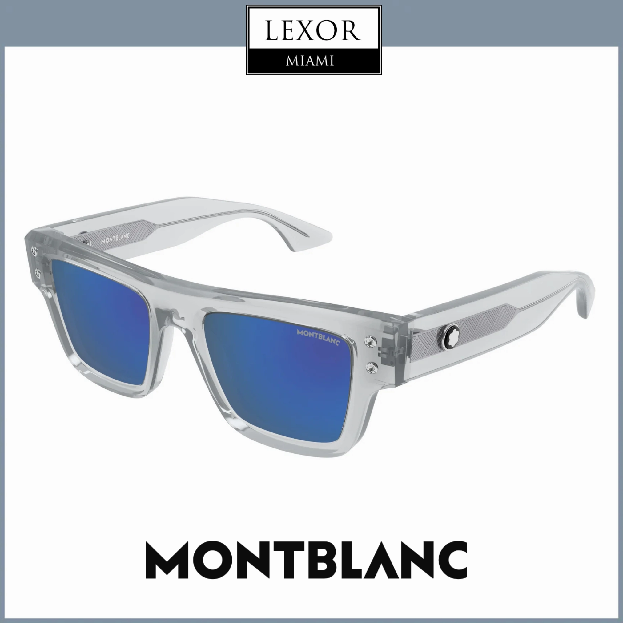 Montblanc MB0253S-004 52 Sunglass MAN RECYCLED ACE