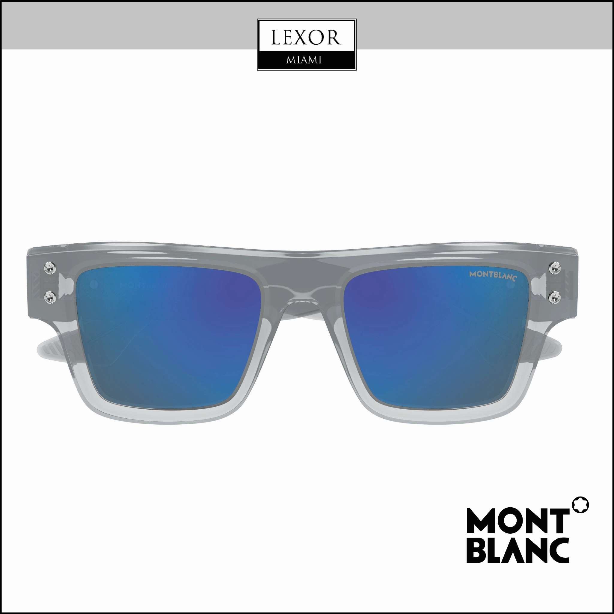 Montblanc MB0253S-004 52 Sunglass MAN RECYCLED ACE