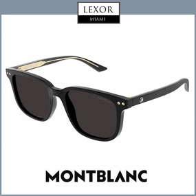 Montblanc MB0258SA-001 55 Sunglass MAN RECYCLED AC