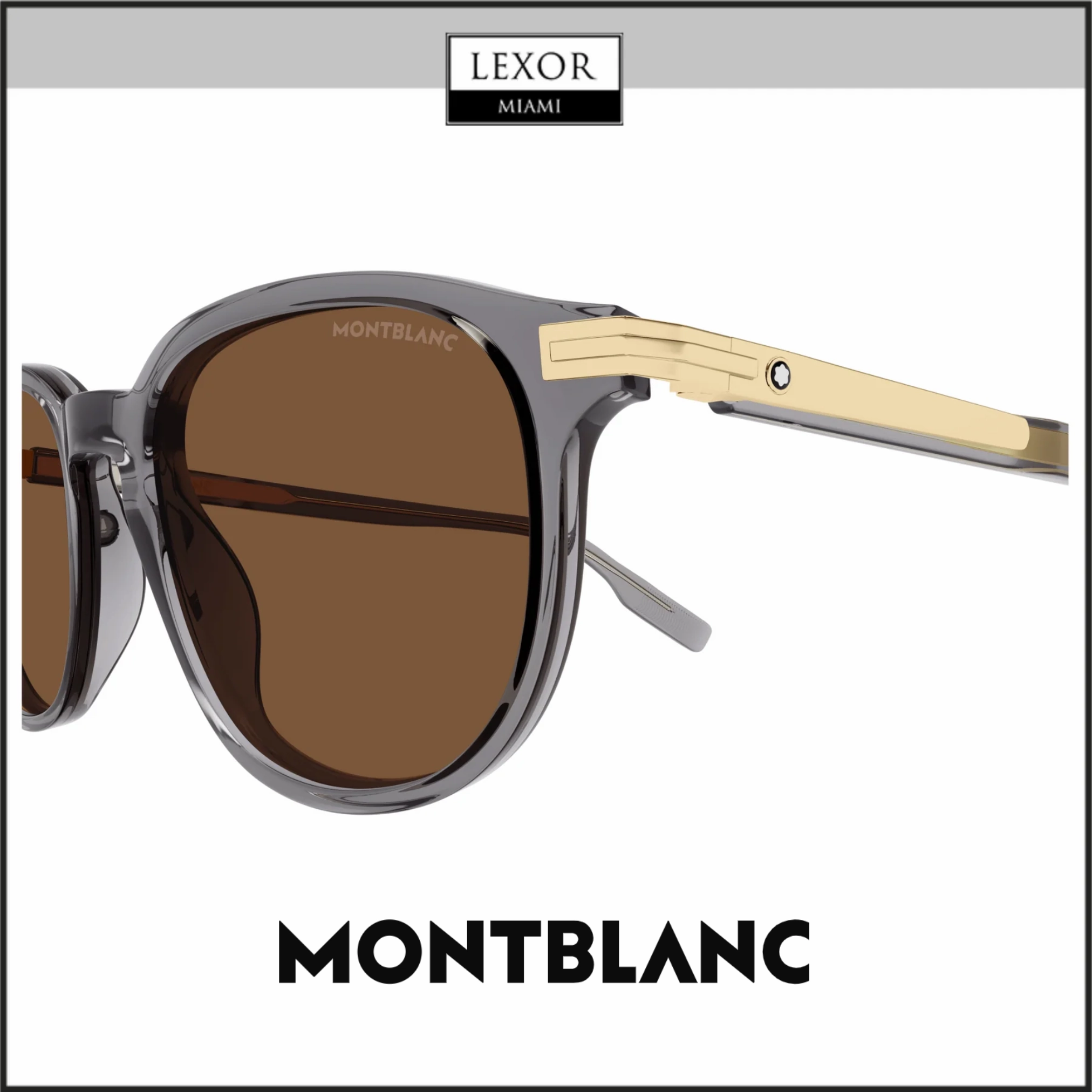 Montblanc MB0276S-004 52 Sunglass MAN RECYCLED ACE