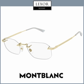 Montblanc MB0307O 001 54 Metal Injection Man Optical Frame