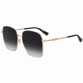 Moschino Branded Arms Gold Sunglasses