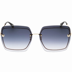 Moschino Dark Grey SF Lens Teddy Detail Gold Sunglasses