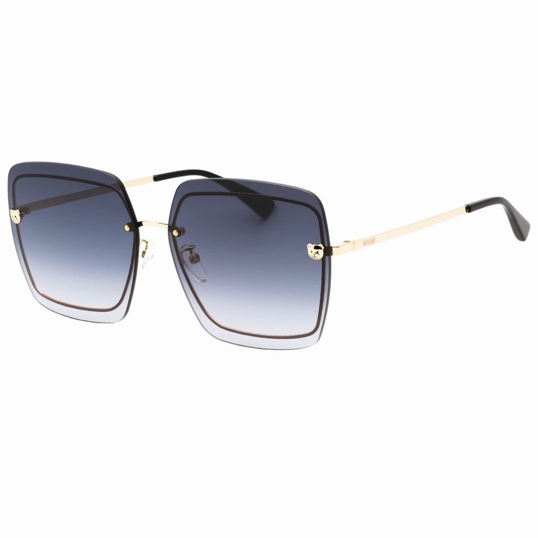 Moschino Dark Grey SF Lens Teddy Detail Gold Sunglasses