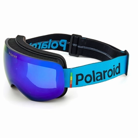 POLAROID PLD MASK 01 BLACK MATT BLUE