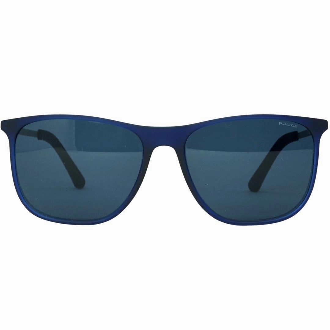 Police Blue Front Silver Sunglasses
