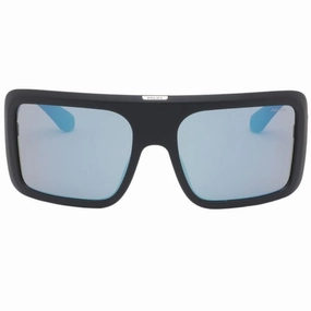 Police Full Rim Square Frame Matte Black Sunglasses