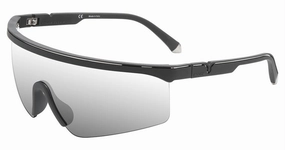 Police Spla28 9U5X Black-Gray Mirror Unisex Sunglasses