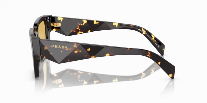 PRADA 0PR A06S -16O10C - Tortoise black malt Woman Sunglasses Upc:8056597970419