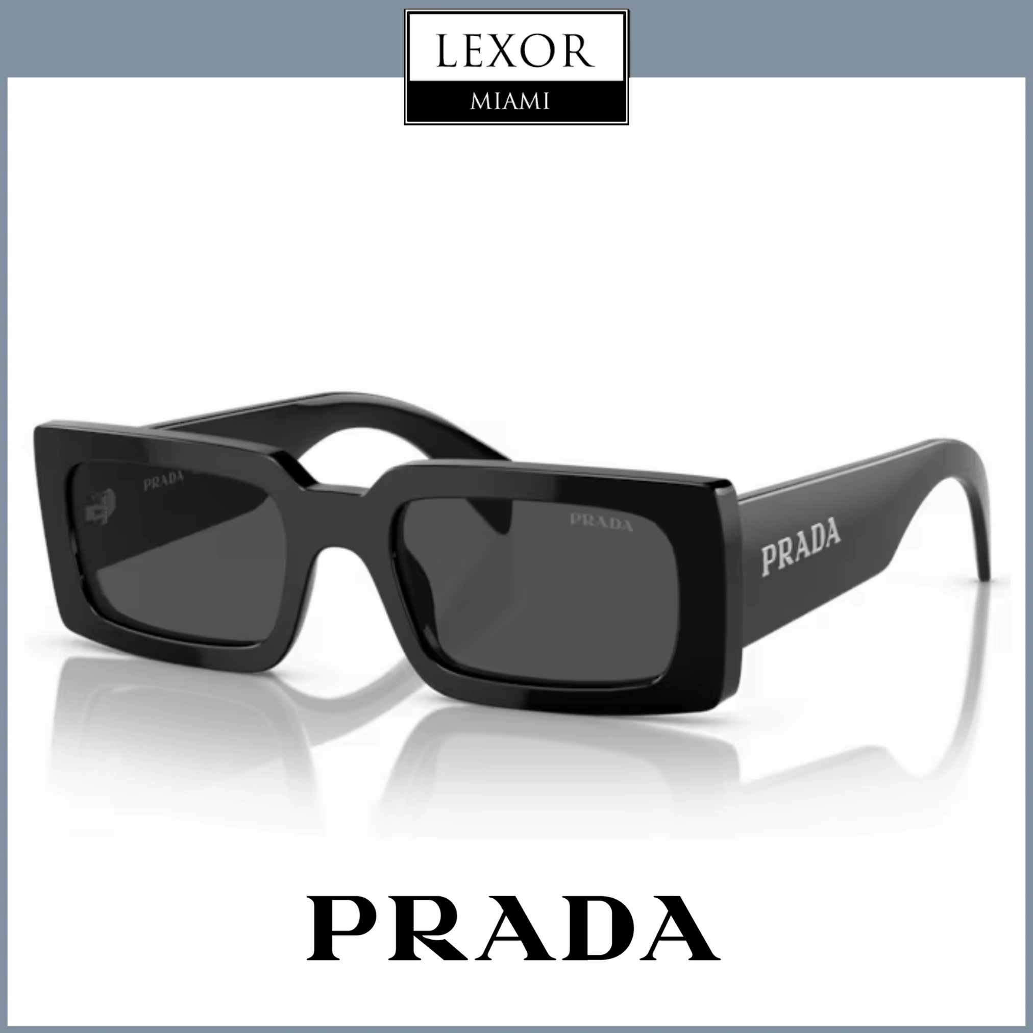 PRADA 0PR A07S 1AB5S0 52 Acetate Woman Sunglasses
