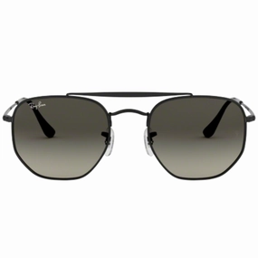 Ray-Ban Marshal Grey Gradient Lens Black Sunglasses