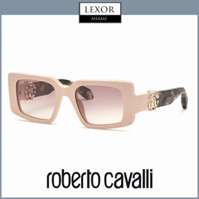 Roberto Cavalli SRC039M 51 09LH Powder Beige Acetate  Woman Sunglasses