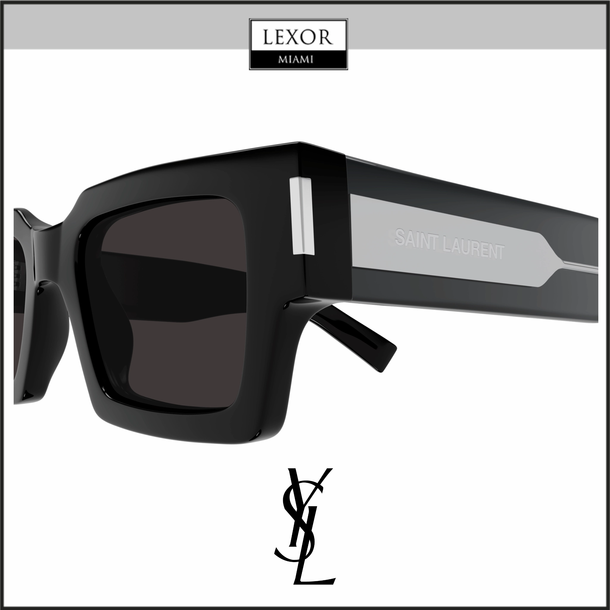 Saint Laurent SL 572-001 50  Sunglass UNISEX RECYCLED A