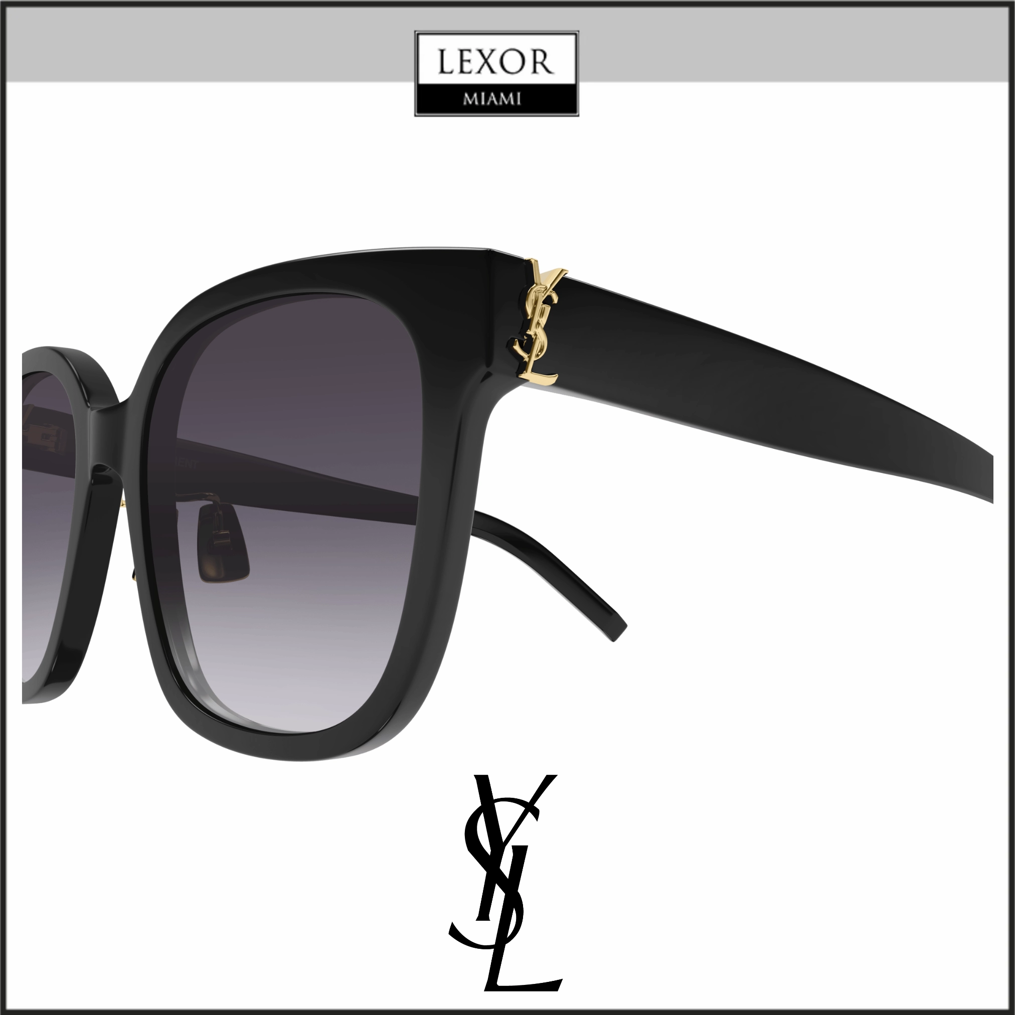 Saint Laurent SL M105/F-002 55 Sunglass WOMAN RECYCLED