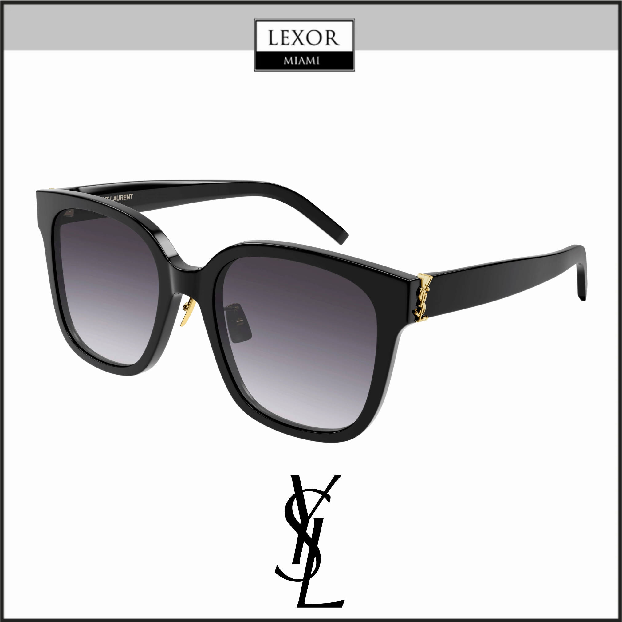 Saint Laurent SL M105/F-002 55 Sunglass WOMAN RECYCLED
