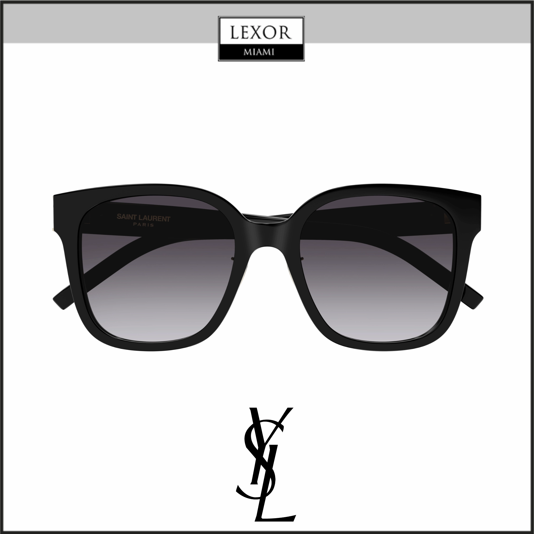 Saint Laurent SL M105/F-002 55 Sunglass WOMAN RECYCLED