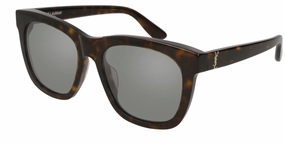 Saint Laurent SL M24/K 002 ABVANA/SILVER Sunglasses Unisex