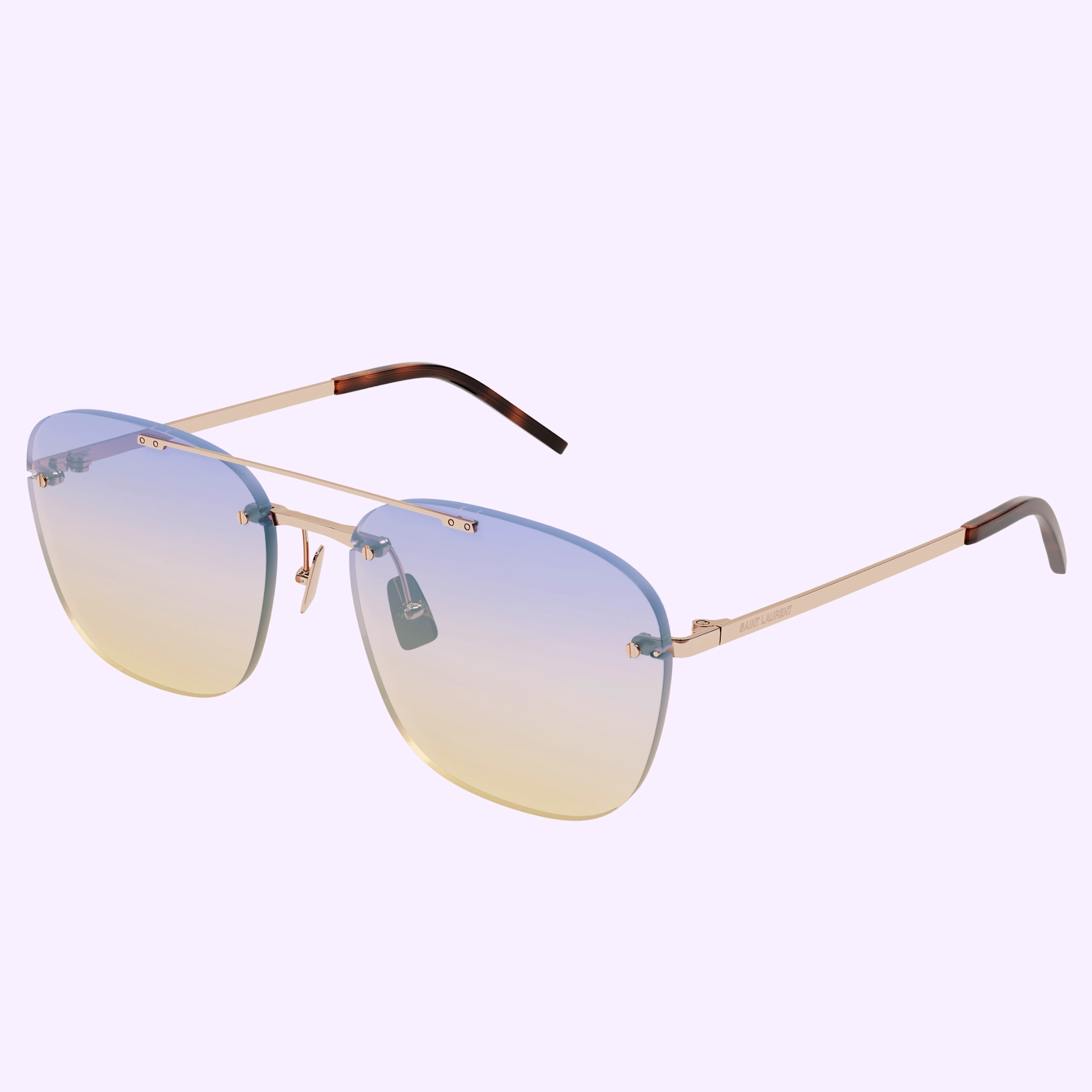 Saint Laurent Sunglasses SL 309 RIMLESS-004 upc 889652366098