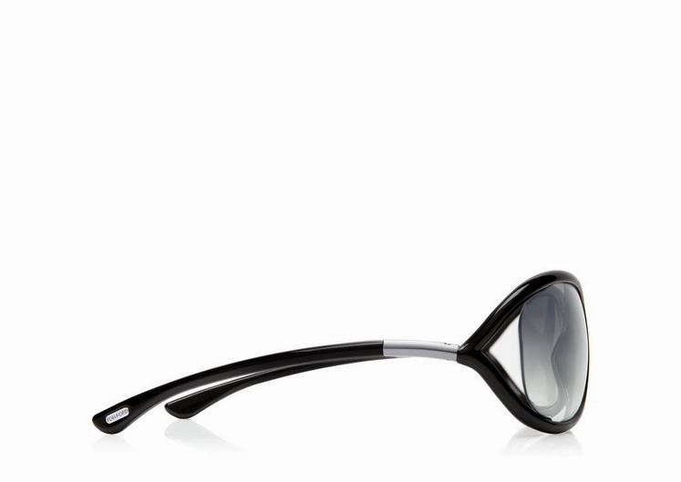 Tom Ford FT0008 01B 61 Jennifer Soft Square Women Sunglasses