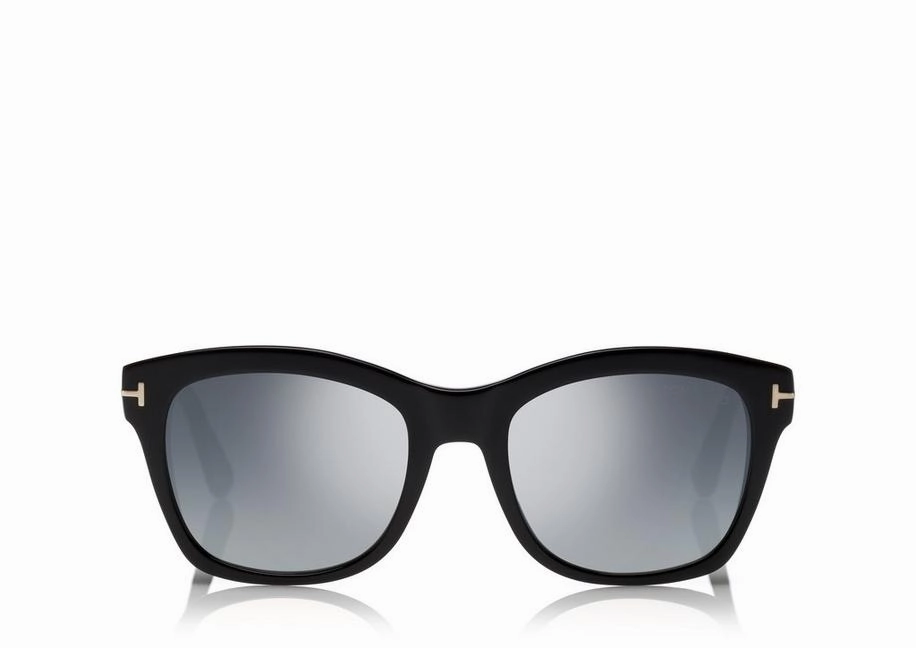 Tom Ford FT0614 01C 52 Lauren Unisex Sunglasses