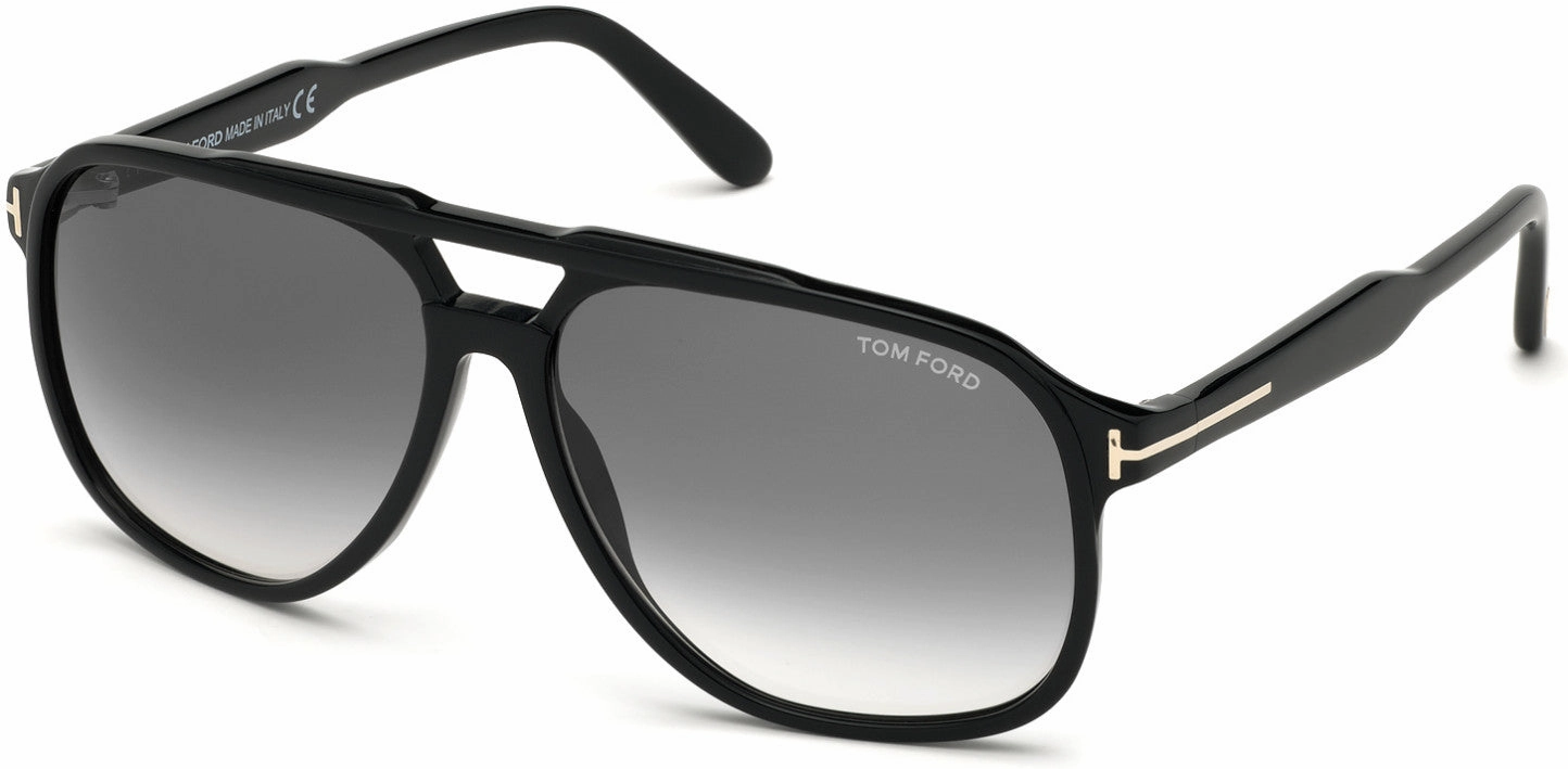 Tom Ford FT0753 01B 62 Unisex Sunglasses