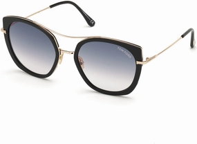 Tom Ford FT0760-F Joey 01B 58 Women Sunglasses