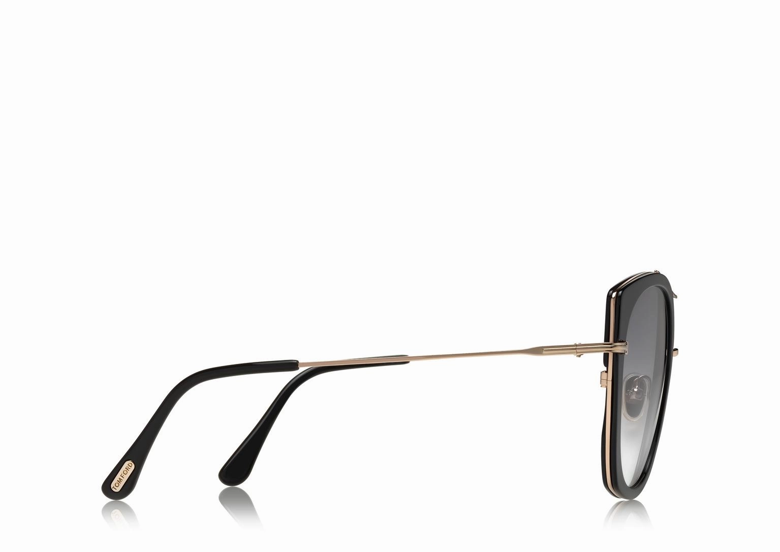 Tom Ford FT0760-F Joey 01B 58 Women Sunglasses