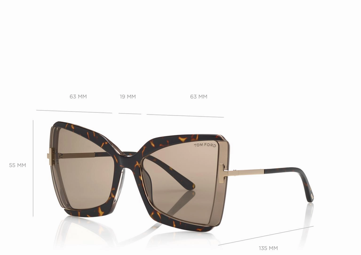 Tom Ford FT0766 Gia 56J 63 Women Sunglasses