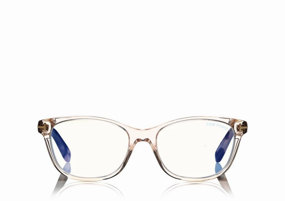 Tom Ford FT5638-B 072 50 Blue Block Soft Square Women Opticals