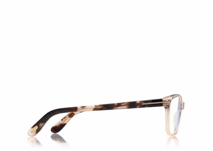 Tom Ford FT5638-B 072 50 Blue Block Soft Square Women Opticals