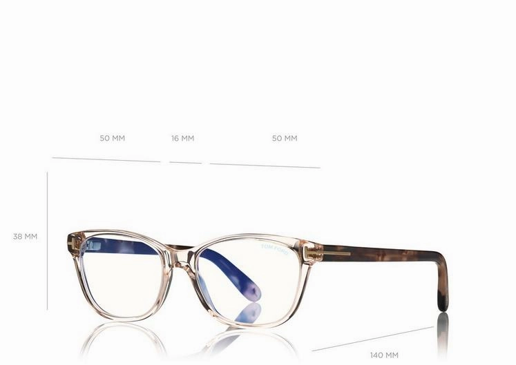 Tom Ford FT5638-B 072 50 Blue Block Soft Square Women Opticals