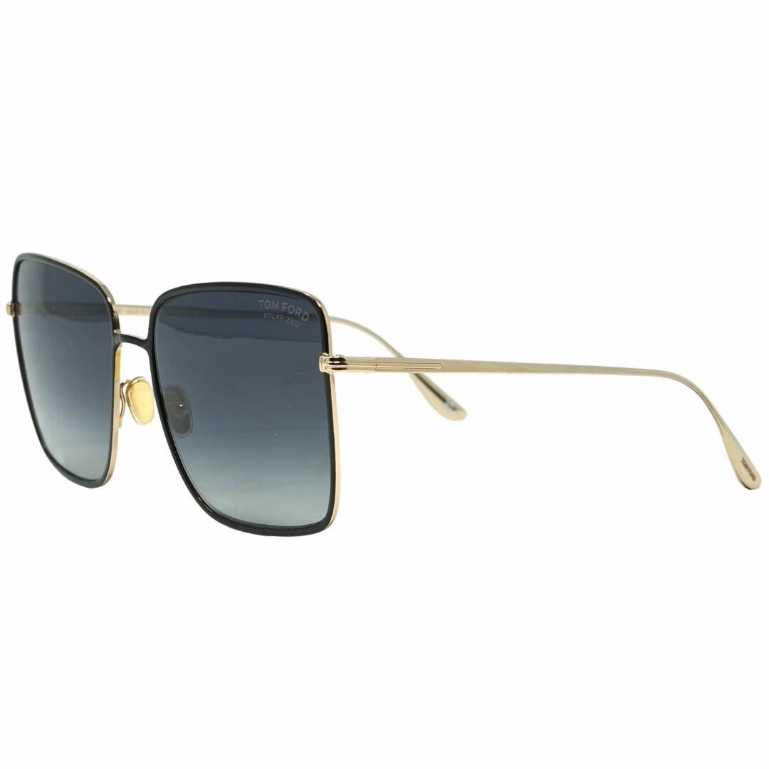 Tom Ford Heather Gold Arms Black Sunglasses