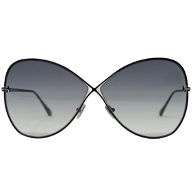 Tom Ford Nickie Black Thin Framed Sunglasses