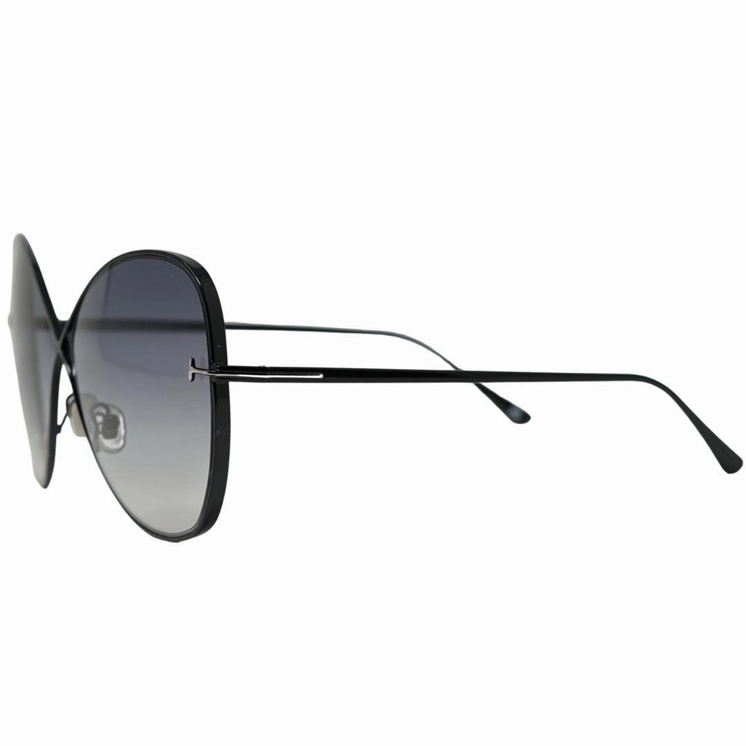 Tom Ford Nickie Black Thin Framed Sunglasses