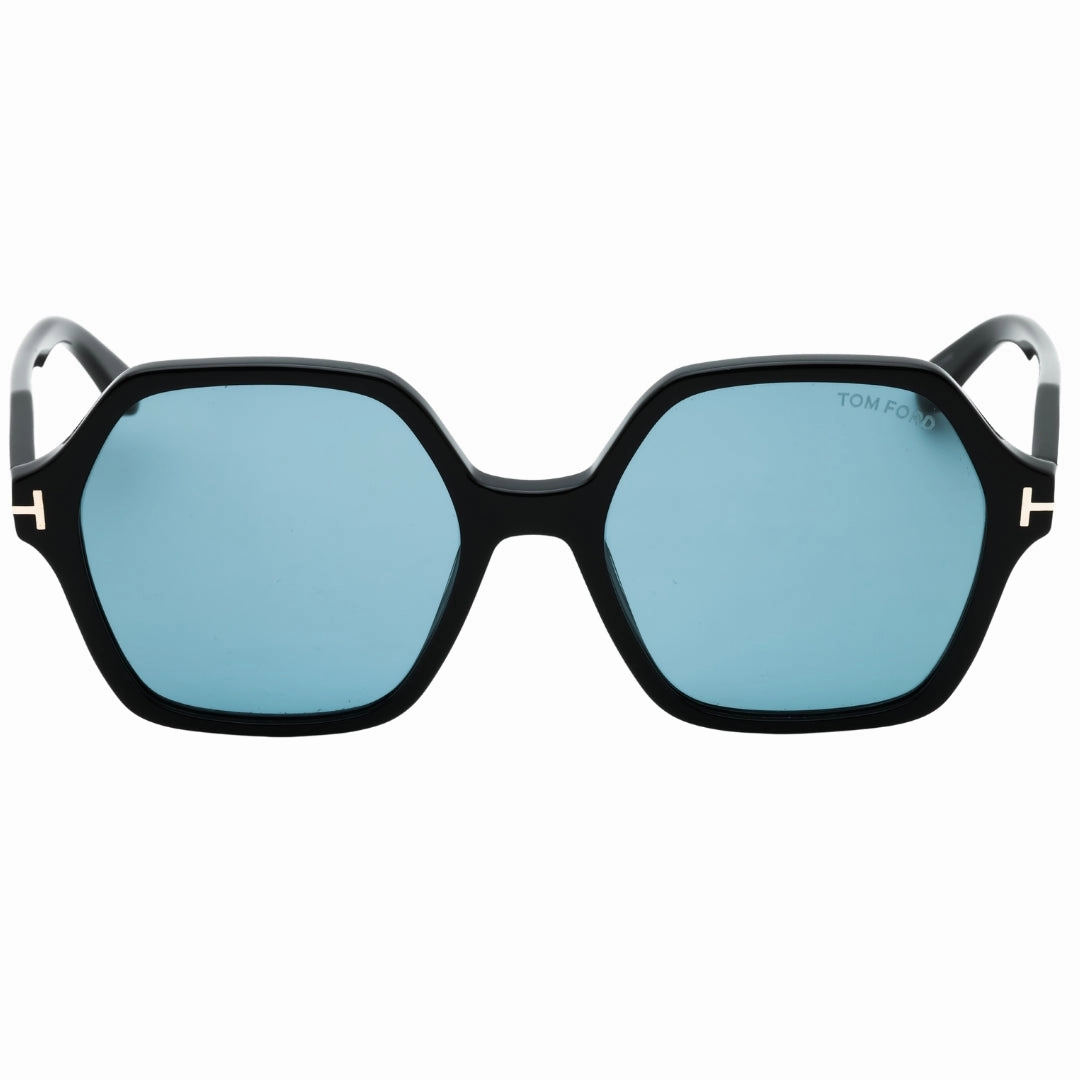 Tom Ford Romy Smoke Hex Lens Shiny Black Sunglasses