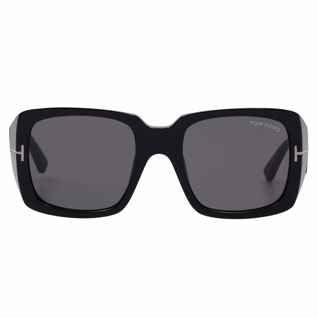 Tom Ford Ryder Smoke Lens Shiny Black Sunglasses