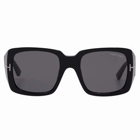 Tom Ford Ryder Smoke Lens Shiny Black Sunglasses