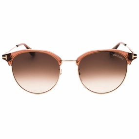Tom Ford Shiny Light Brown Sunglasses