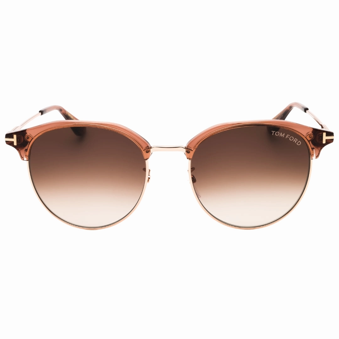Tom Ford Shiny Light Brown Sunglasses