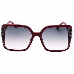 Tom Ford Solange-02 Gradient Smoke Shiny Fuxia Framed Sunglasses