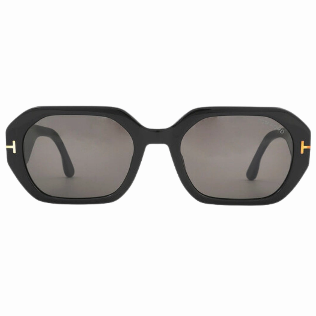 Tom Ford Veronique Smoke Lens Shiny Black Sunglasses