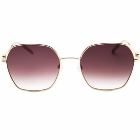 Tommy Hilfiger Brown Gradient Lens Gold Sunglasses